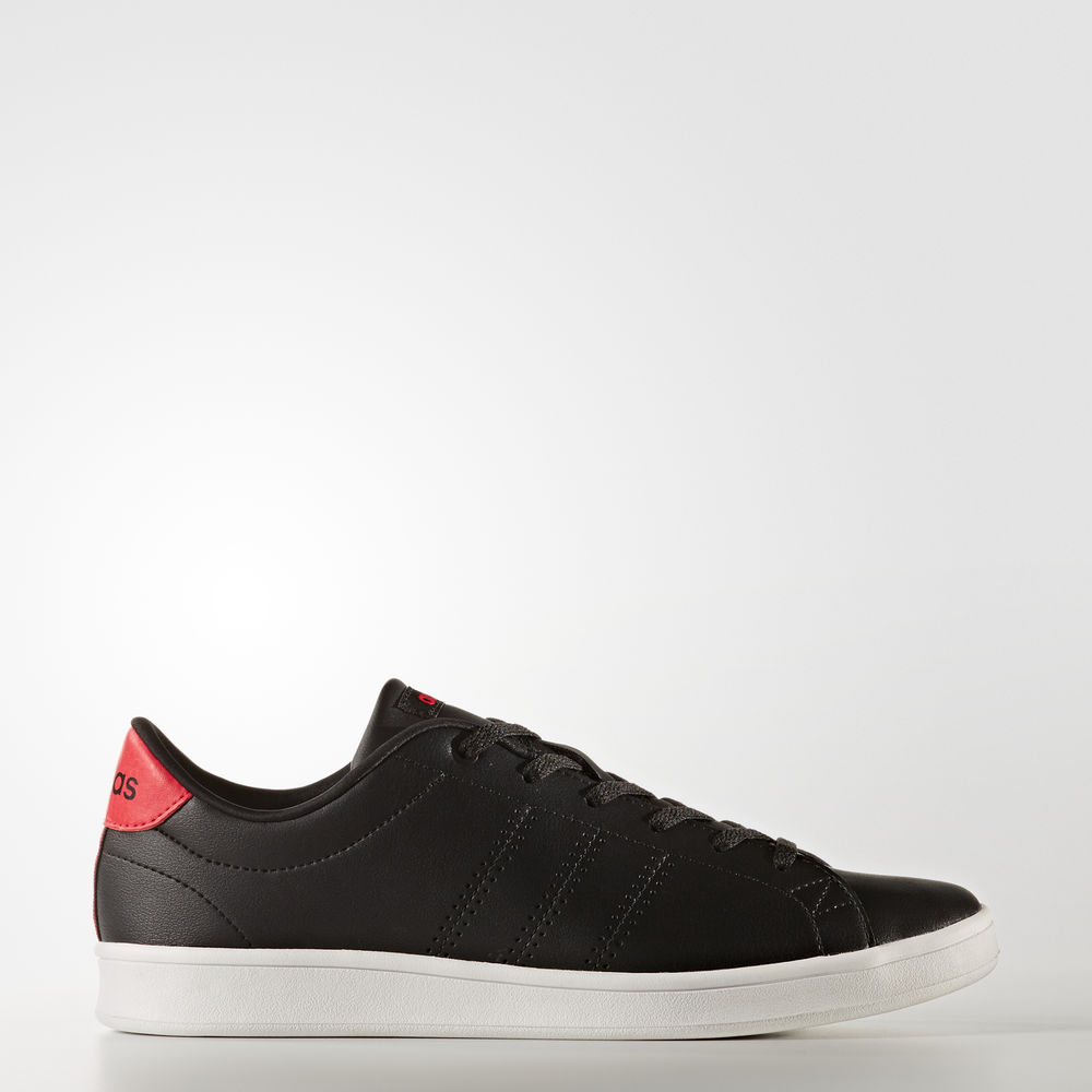 Adidas Advantage Clean Qt - αθλητικα παπουτσια γυναικεια - Μαυρα/Ροζ,Μέγεθος: EU 36 – 54 2/3 (233RCP